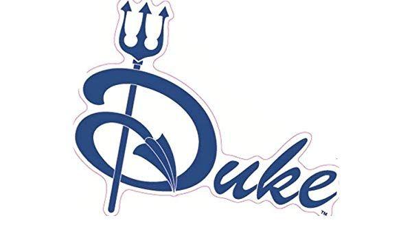 Duke University Blue Devils Logo - Amazon.com: 5 Inch Duke Pitchfork Logo Decal Duke University Blue ...