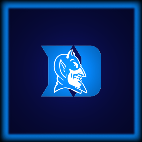 Duke University Blue Devils Logo - Duke University Blue Devils Logo on Travertine Coaster – Americana ...
