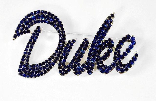 Duke University Blue Devils Logo - Duke University Blue Devils NCAA Crystal Logo Pin