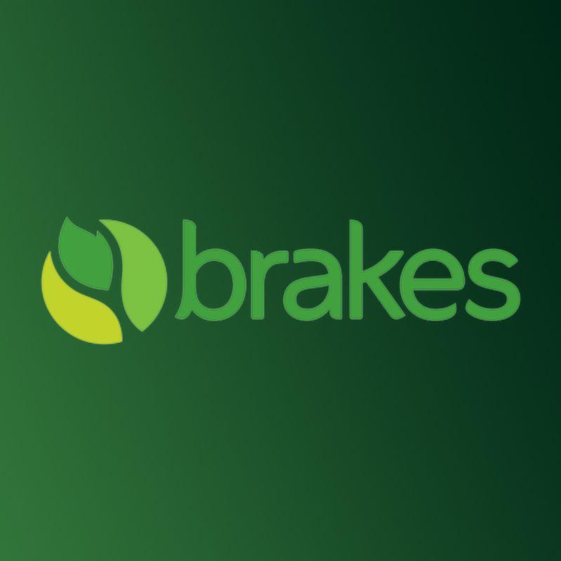 Green Face Logo - Brakes logo green
