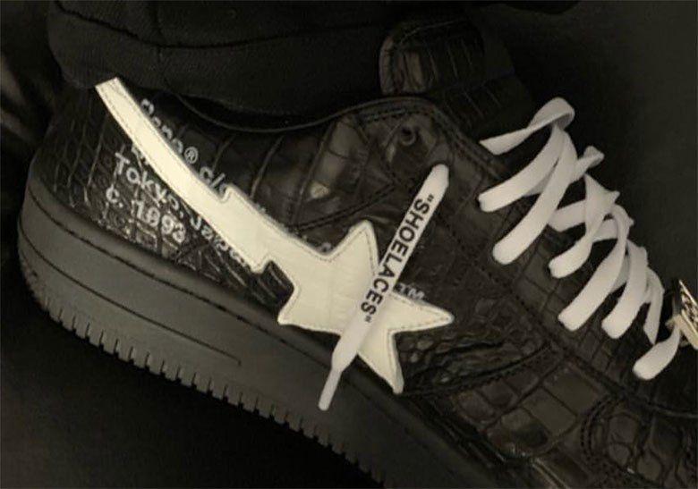 Off White BAPE Logo - Off-White Bape Bapesta Shoes Virgil Abloh Paris Fashion Week ...