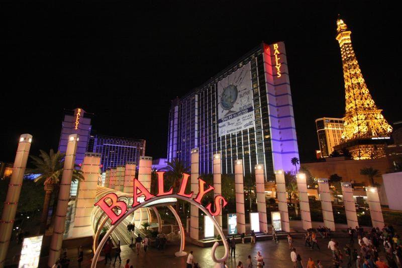 Bally's Hotel Logo - Bally's Casino Las Vegas at Night - Michael Dorausch