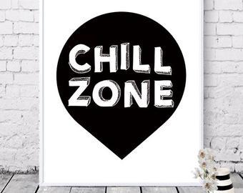 Chill Zone Logo - Chill zone | Etsy