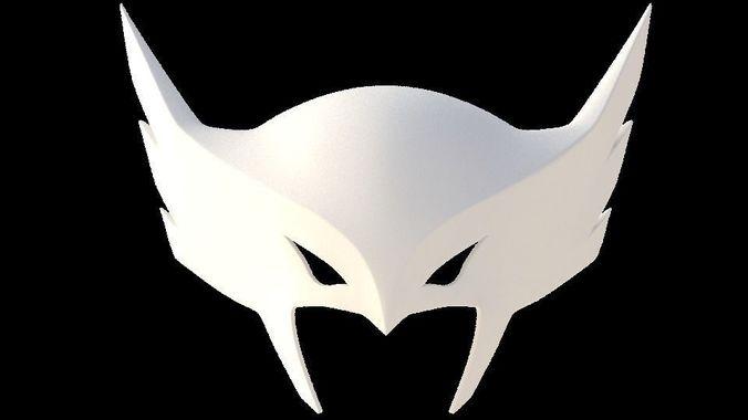 Hawkgirl Logo - Hawkgirl mask games-toys 3D print model | CGTrader