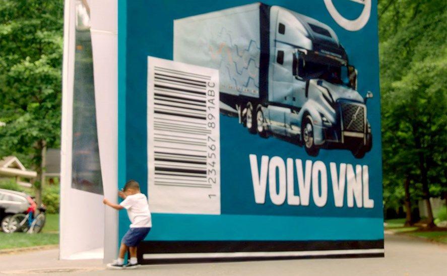 Old Volvo Truck Logo - Volvo Trucks helped a 3-year-old set a Guinness world record for the ...