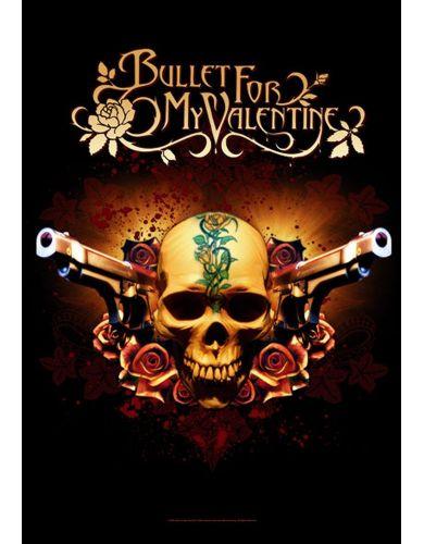 Bullet for My Valentine Logo - Bullet For My Valentine Pistols Fabric Poster