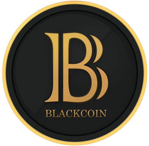 Black and Gold Circle Logo - Blackcoin Price Falls Back into the Red