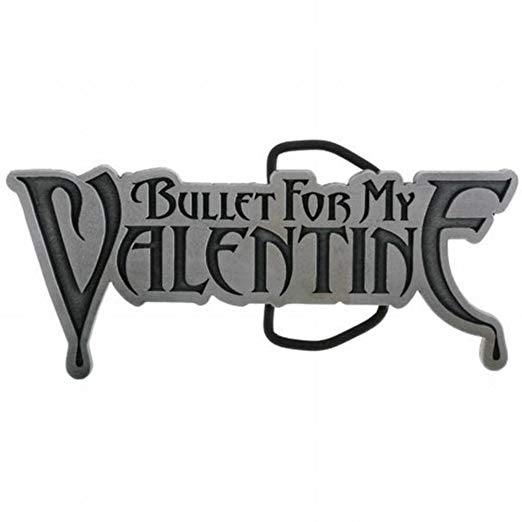 Bullet for My Valentine Logo - Amazon.com: Bullet For My Valentine - Mens - Logo Belt Buckle Silver ...