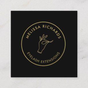 Black and Gold Circle Logo - Black Circle Logo Business Cards