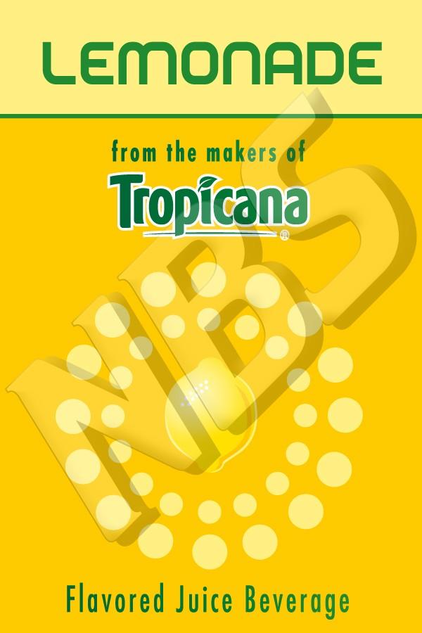 Tropicana Lemonade Logo - VI01641401 - Tropicana Lemonade UF 1 Valve Decal