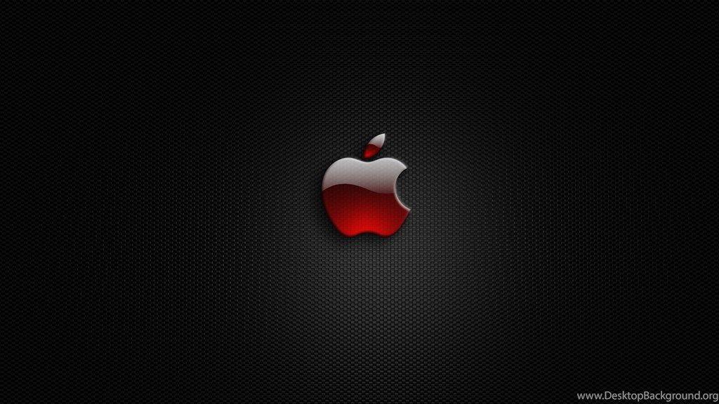 Red and Black Apple Logo - Apple Logo Animated Wallpaper Desktop.Wallpaperchanel.com Desktop