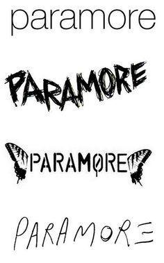 Paramore Logo - Paramore logos | Paramore in 2019 | Pinterest | Band logos, Paramore ...