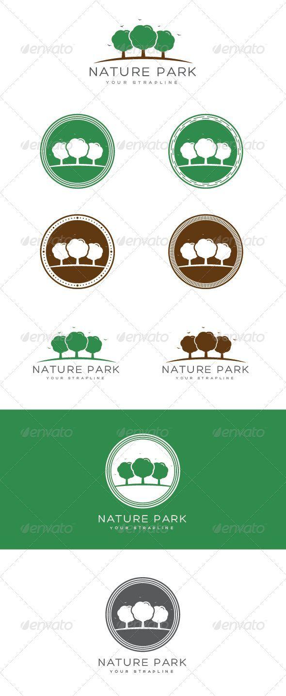Who Has a Tree Logo - This is a stylish logo set consisting of a one main tree style logo