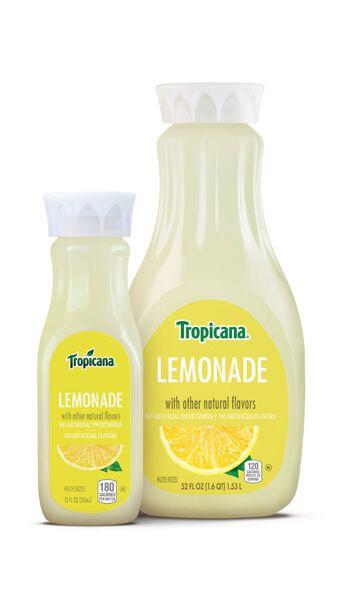 Tropicana Lemonade Logo - Bottled Lemonade Drink