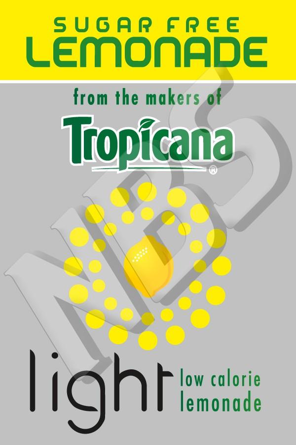 Tropicana Lemonade Logo - VI01641402 - Tropicana Lemonade Light UF 1 Valve Decal