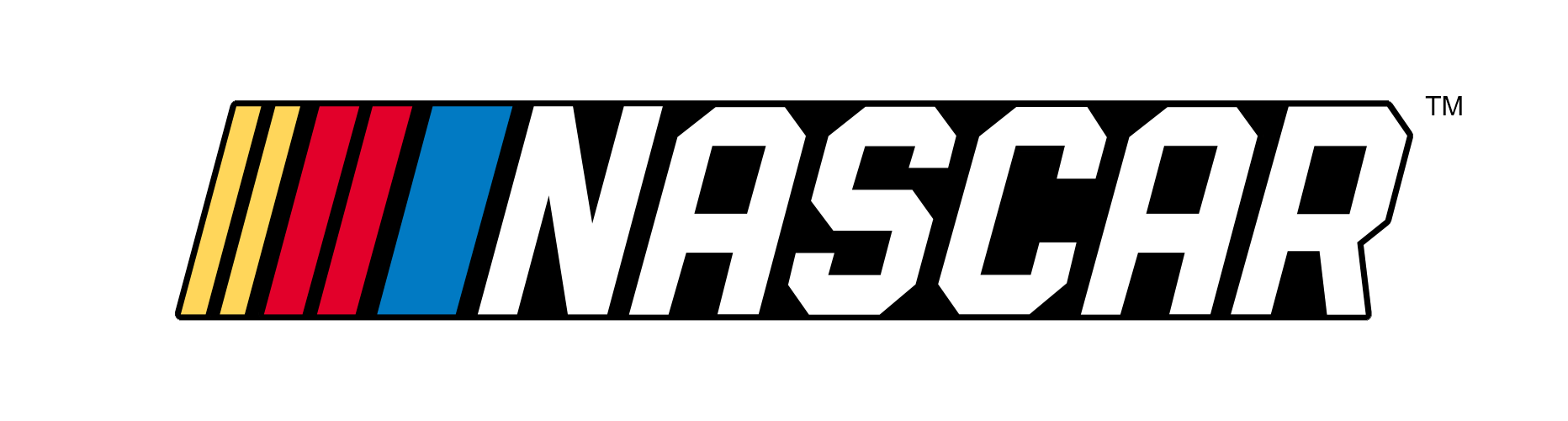 NASCAR Logo - I added an outline (with varying thickness) to the new NASCAR logo ...
