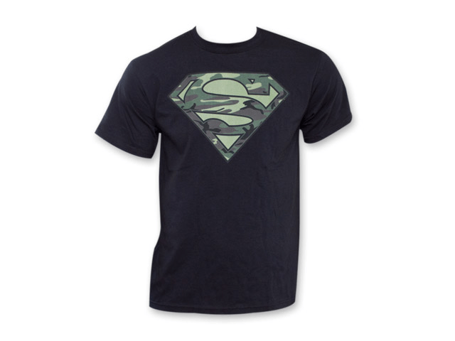 Army Superman Logo - Superman Camouflage Army Shield Logo T Shirt