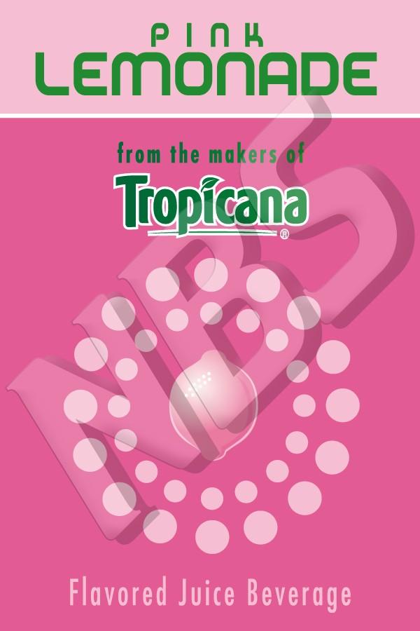 Tropicana Lemonade Logo - VI01641403 - Tropicana Pink Lemonade UF 1 Valve Decal