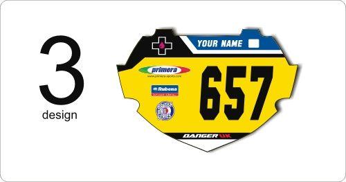 Box BMX Logo - Danger UK Race Plate 3D (not BOX) Add Your Logos - Danger UK BMX ...