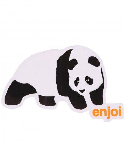 Panda Skateboard Logo - Enjoi Panda Logo Sticker