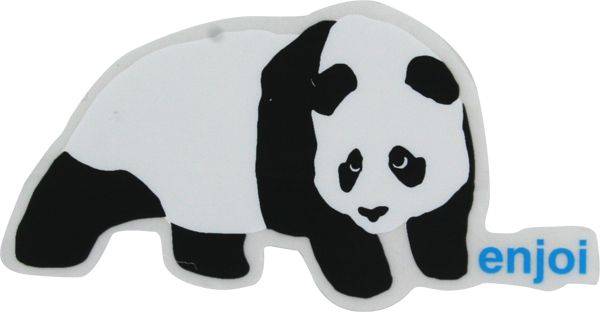 Panda Skateboard Logo - Enjoi Panda Logo Decal Sm Single Decals