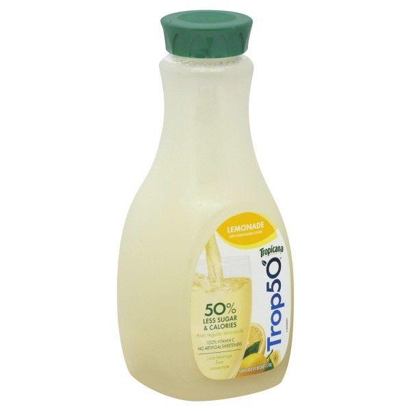 Tropicana Lemonade Logo - Tropicana Trop50 Lemonade Juice Beverage with 50% Less Sugar