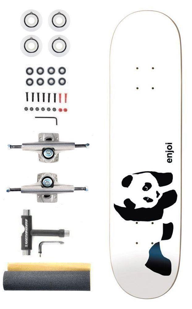 Panda Skateboard Logo - Enjoi Whitey Panda Logo R7 x Bullet Pro Custom Complete Skateboard