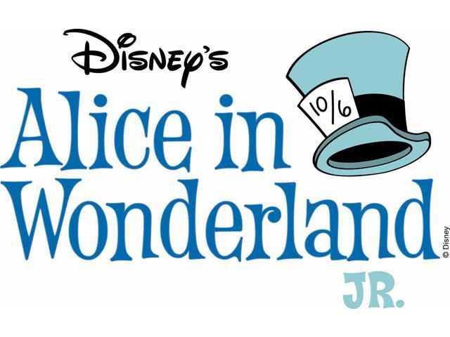 Disney's Alice in Wonderland Logo - Disney's Alice in Wonderland JR - Blue Water Theatre