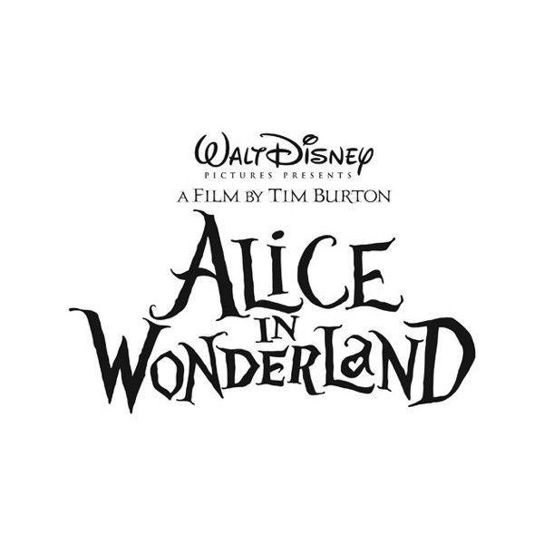 Disney's Alice in Wonderland Logo - Logo for Tim Burton's Alice In Wonderland ❤ liked on Polyvore ...