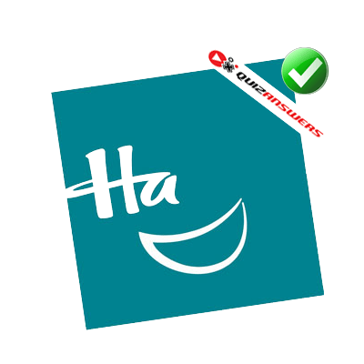 Green Face Logo - H smiley face Logos