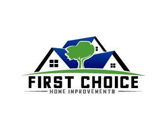 Home Improvement Logo - First Choice Home Improvements logo design - 48HoursLogo.com