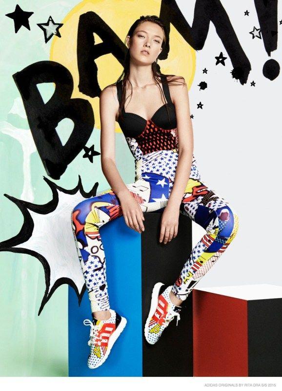 Pop Art Adidas Logo - We love this: Adidas go Pop Art on Rita Ora - FLAVOURMAG