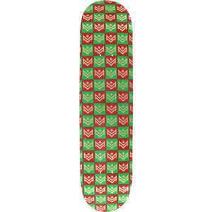 Green Chevron Logo - Mini Logo Chevron Gift Wrap Green / Red Skateboard Deck 248.25