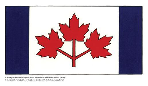 Red Maple Leaf of a Word Logo - History of the National Flag of Canada - Canada.ca