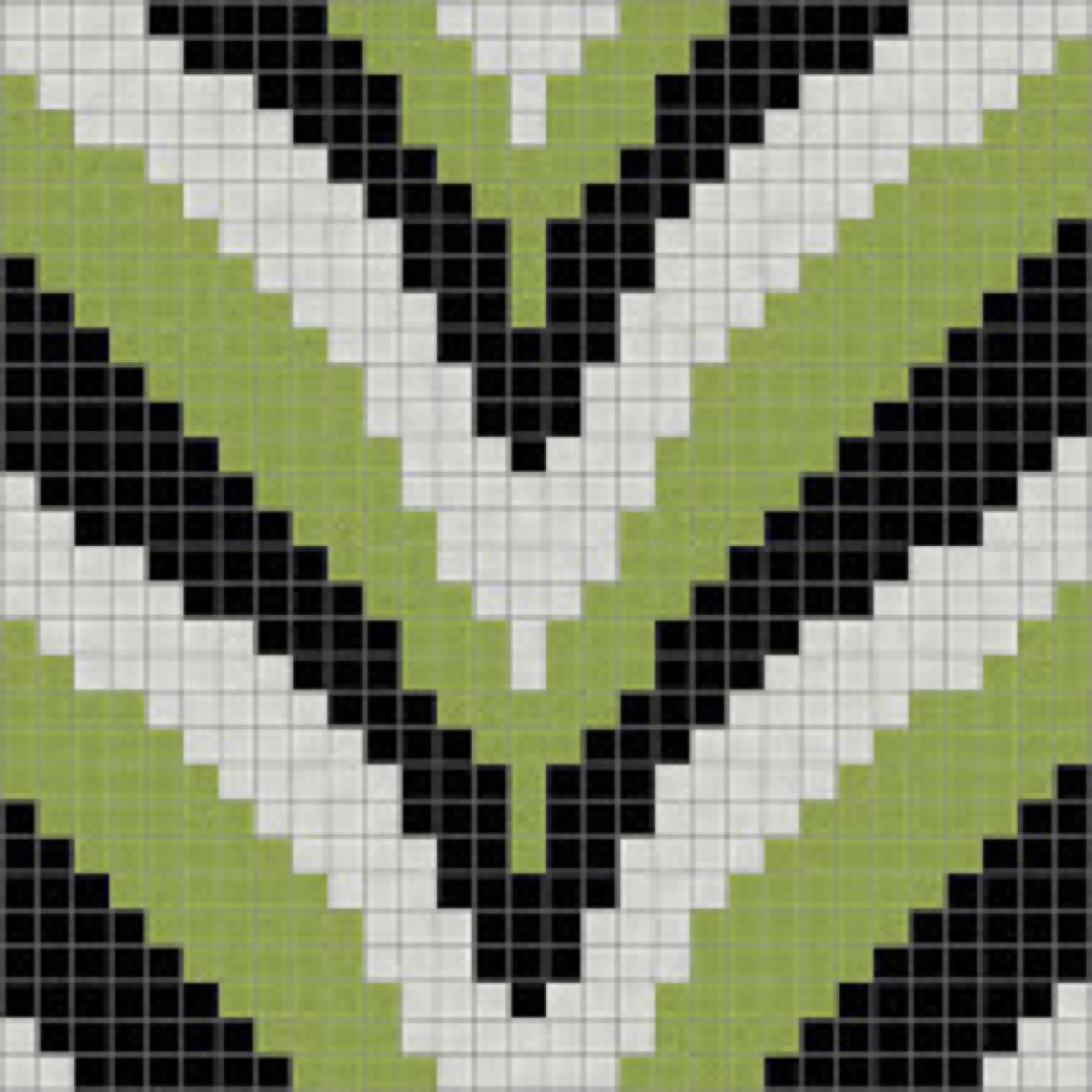 Green Chevron Logo - Green Chevron Tile Pattern | Ridgeline Aloe By Artaic