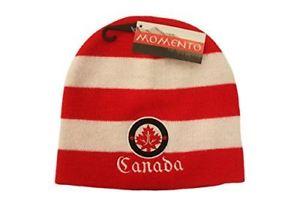 Red Maple Leaf of a Word Logo - Canada Maple Leaf Red With WIDE White Stripes & Embroidered WORD