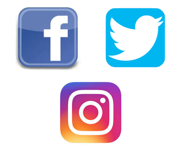 Facebook Twitter Instagram Logo - Free Facebook Twitter Instagram Icon 237101 | Download Facebook ...