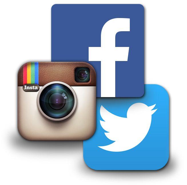 Facebook Twitter Instagram Logo - Social Media Contest | Rowlett, TX - Official Website