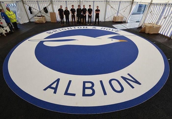 Brighton and Hove Albion Logo - Brighton & Hove Albion F.C. 'Seagull' crest installed