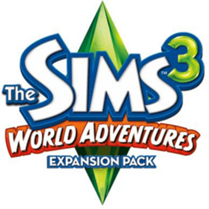 Sims 3 Logo - The Sims 3 World Adventures Expansion Pack Logo