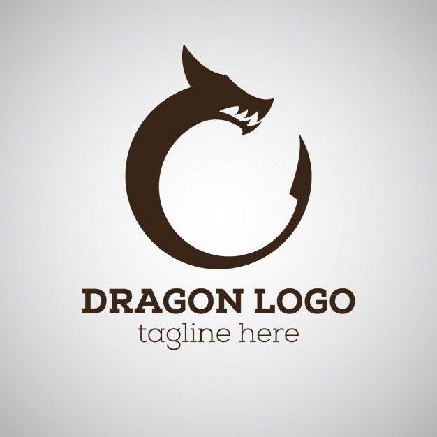 Cute Dragon Logo - Dragon logo with tagline Vector