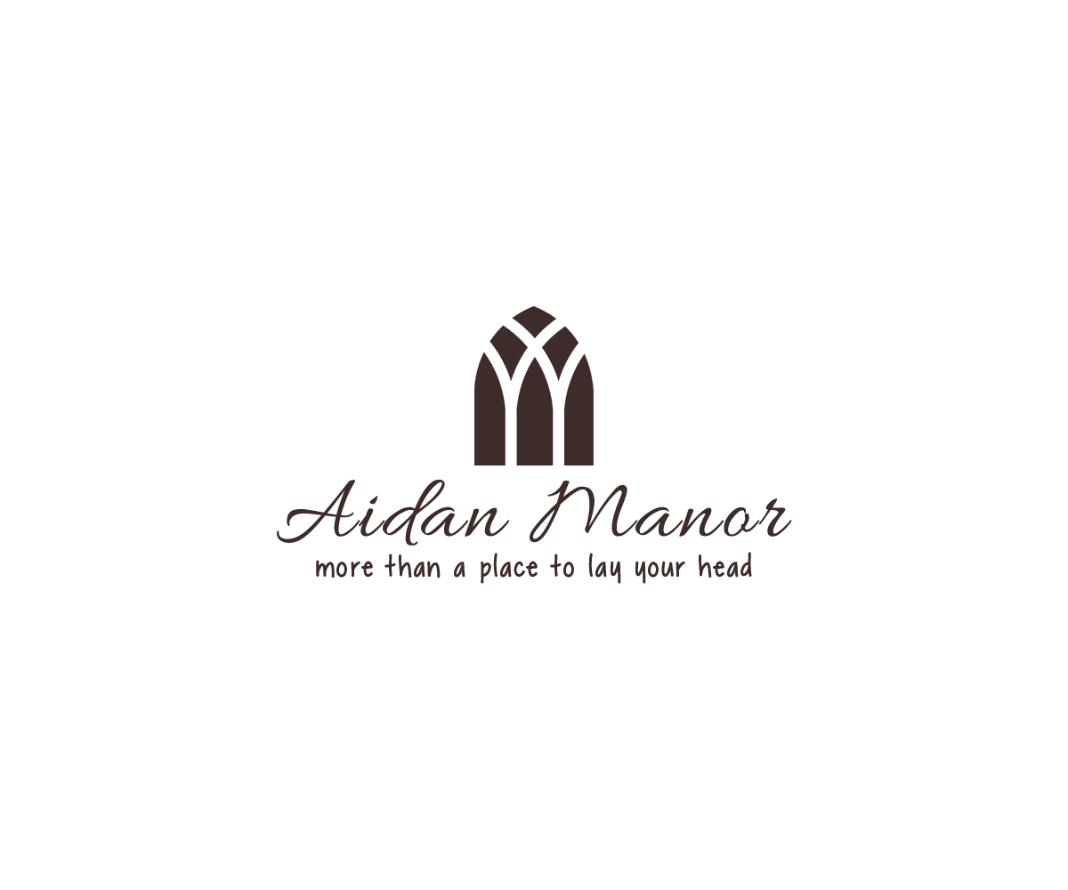 Black Aidan Logo - Serious, Modern, Hospitality Logo Design for Aidan Manor - more than ...