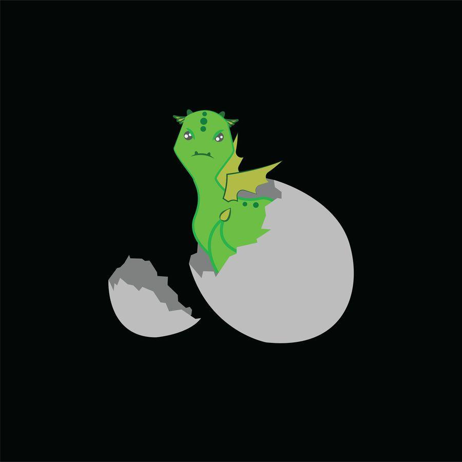 Cute Dragon Logo - Entry #34 by DariaBobrovskaya for Design Dragon Logo | Freelancer