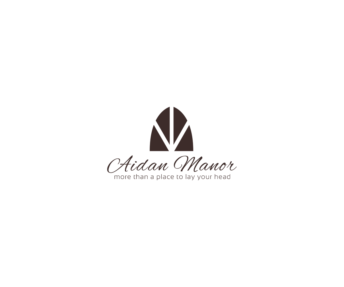 Black Aidan Logo - Serious, Modern, Hospitality Logo Design for Aidan Manor than