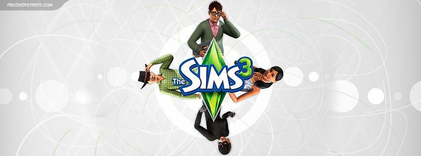 Sims 3 Logo - The Sims 3 Logo and Characters Facebook Cover