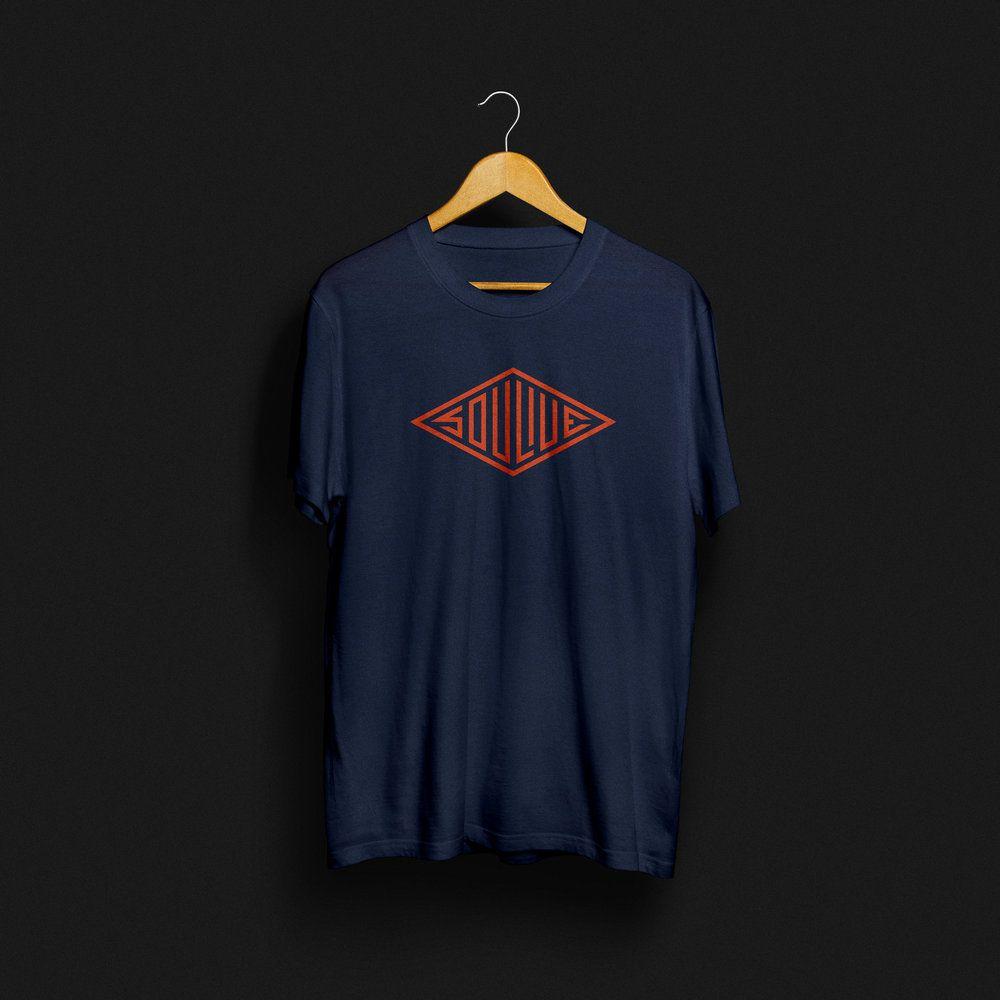 Orange and Navy Logo - Soulive Logo Navy Orange T Shirt