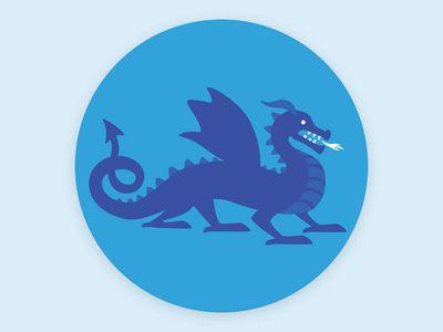 Cute Dragon Logo - Dragon Logo by Anne Gray | Dribbble | Dribbble