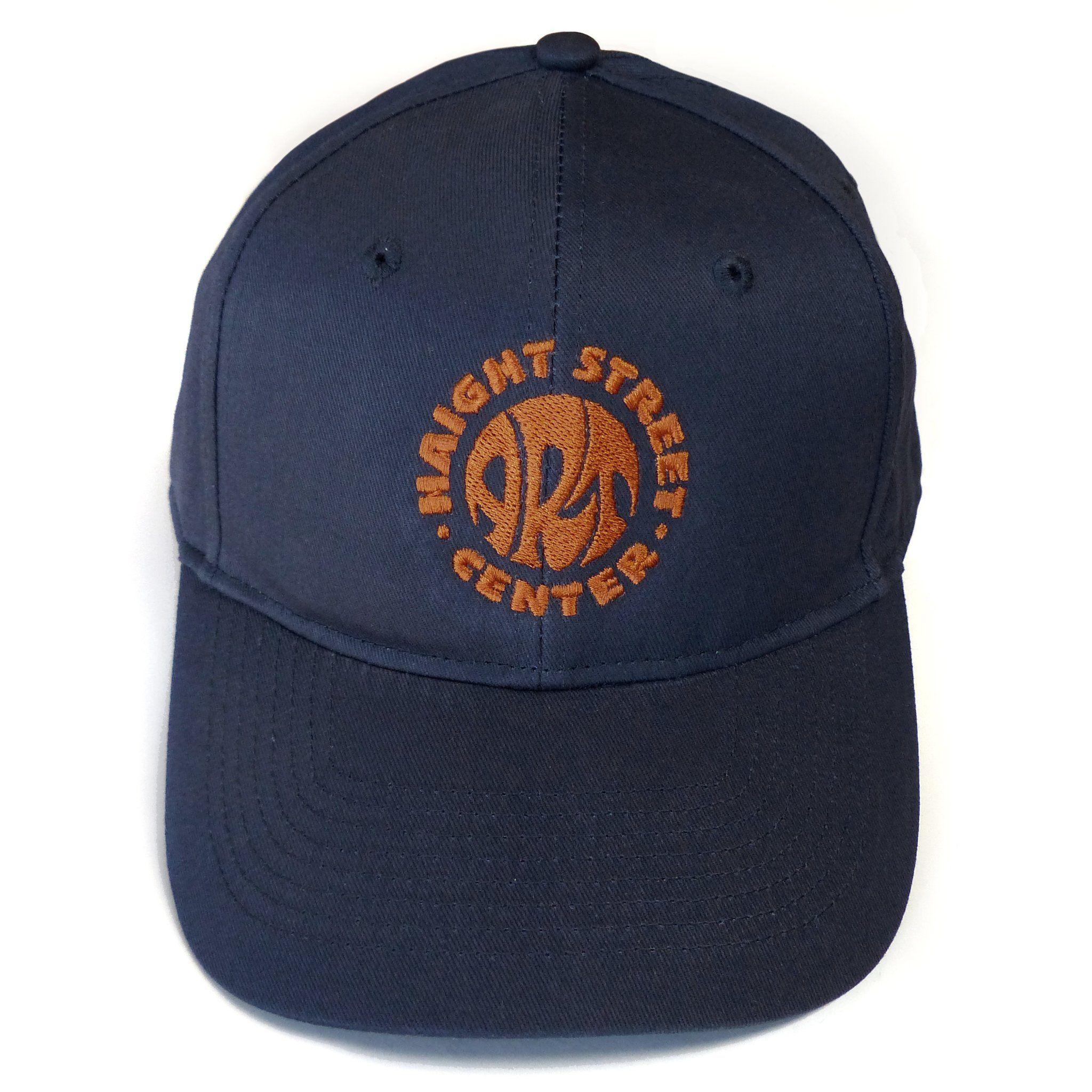 Orange and Navy Logo - Navy & Orange HSAC Logo Cap – Haight Street Art Center