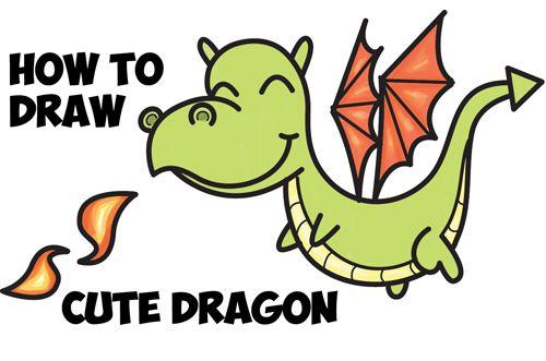 Cute Dragon Logo - cute dragon Archives - How to Draw Step by Step Drawing Tutorials