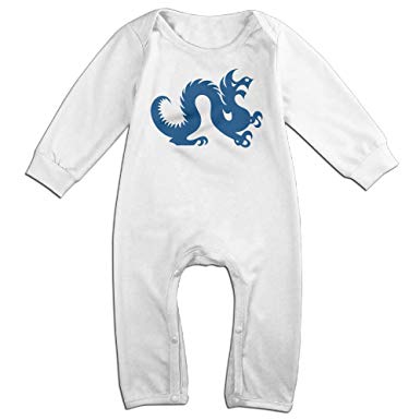 Cute Dragon Logo - Amazon.com: KIDDOS Baby Infant Romper Drexel Dragon Logo University ...